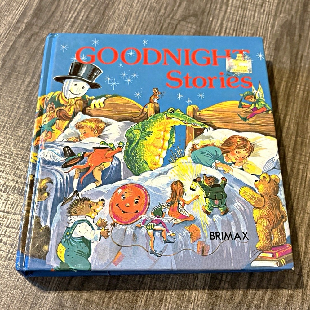 Vintage Brimax Goodnight Stories Hardcover Kids Book